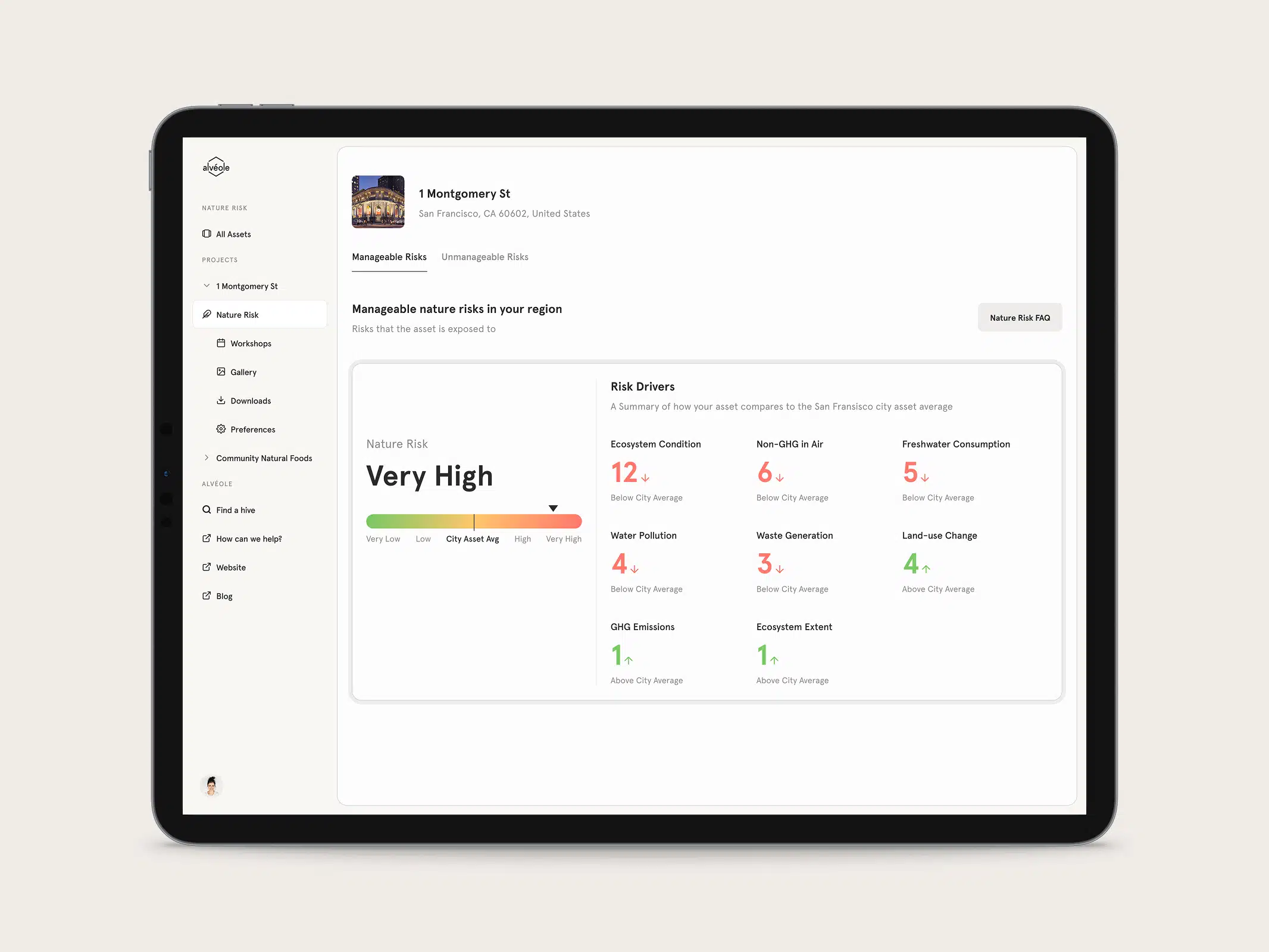NatureSight dashboard