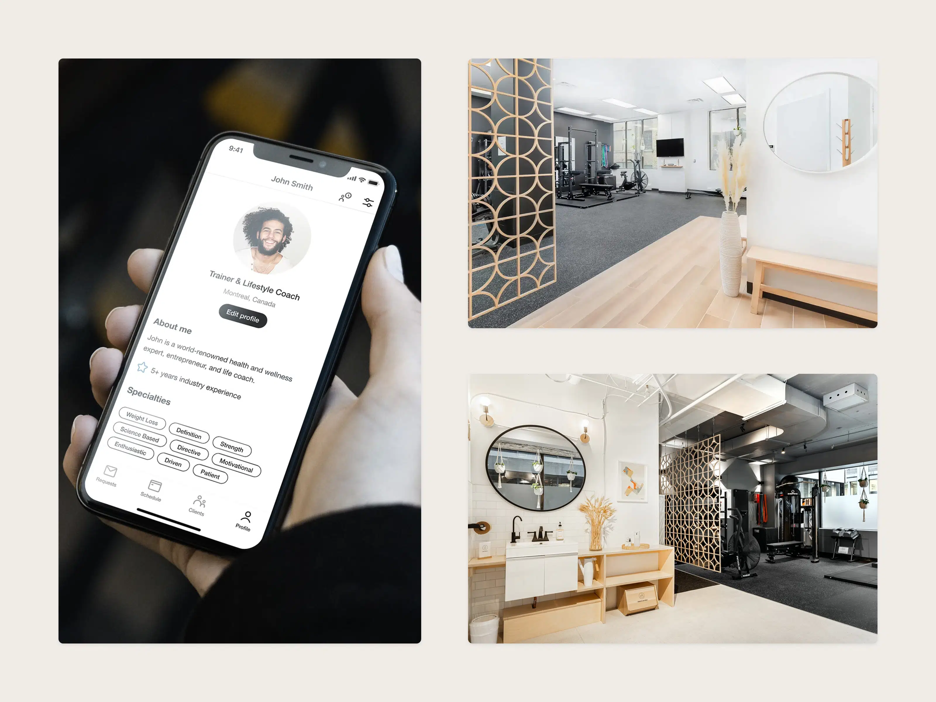 Silofit app screen